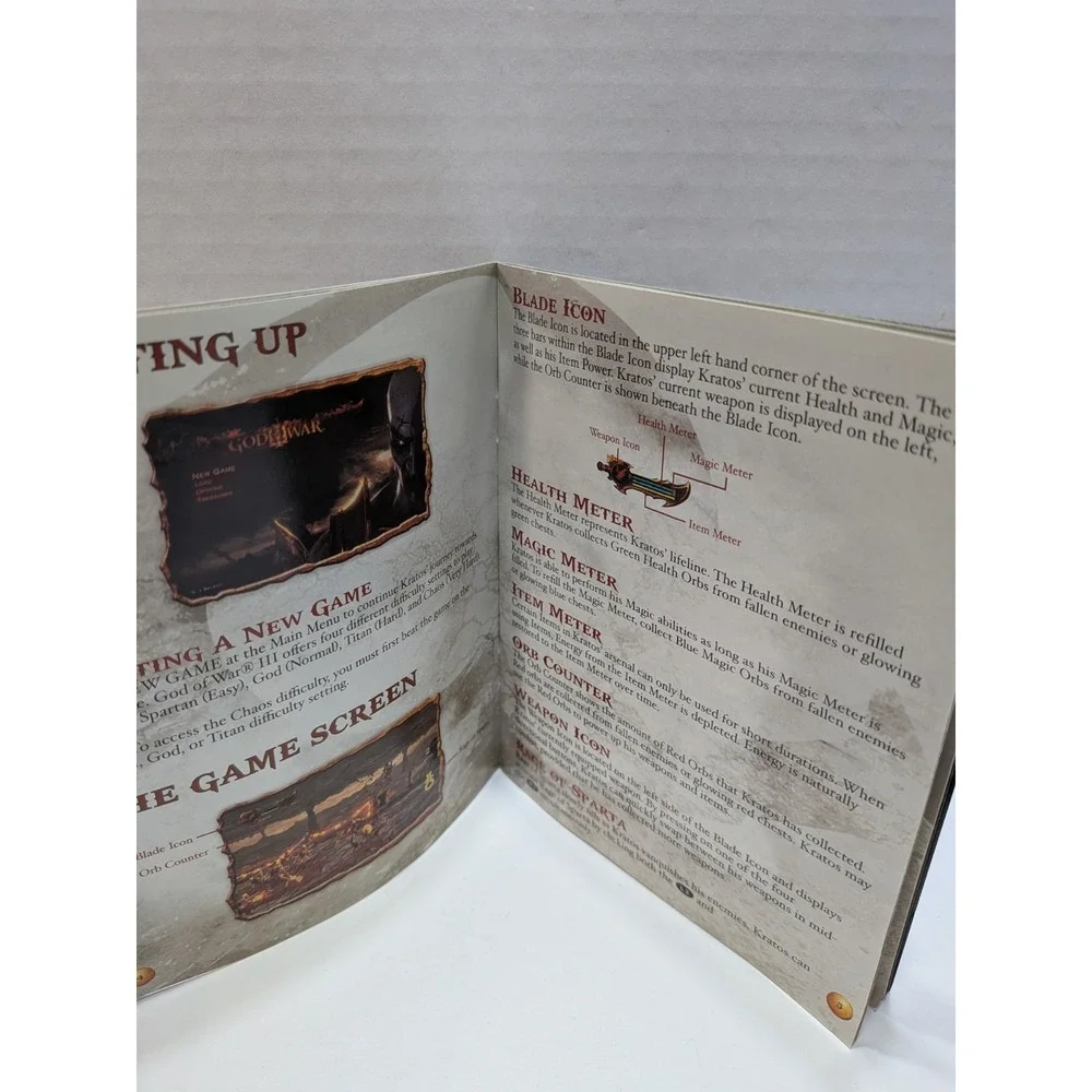 PlayStation 3 PS3 Manual Only God Of War III OEM Fast Shipping